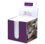 KUBUSBLOK MET VELLEN MEMO, NOTITIE