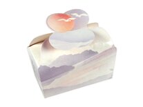 Bonbon doosje rechthoek hart